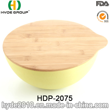 New Design Eco-Friendly Bamboo Fiber Salad Bowl (HDP-2075)